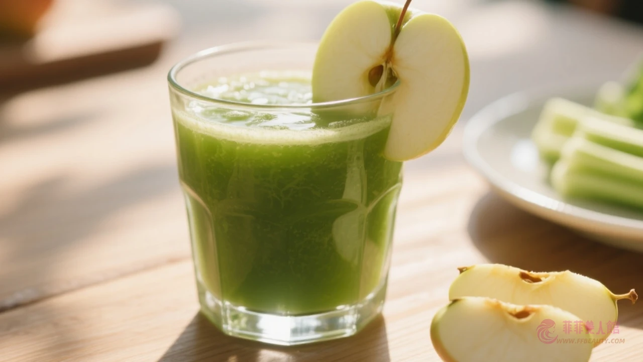 早晨蔬果汁示意